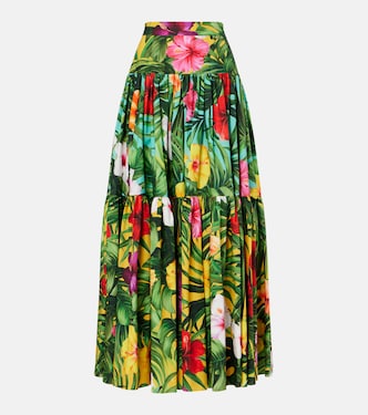 Maxirock aus Baumwolle | Dolce&Gabbana