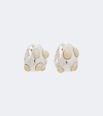 Embellished sterling silver earrings | Phoebe Philo