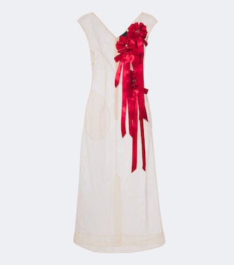 Vestido midi de tul adornado | Simone Rocha