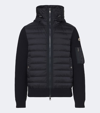 Permanent paneled wool-blend jacket | Moncler