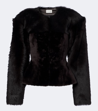 Giacca peplum in shearling | Magda Butrym