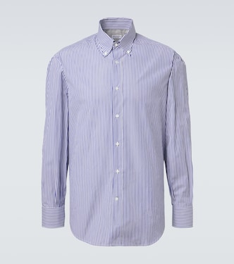 Camisa de algodón a rayas | Brunello Cucinelli