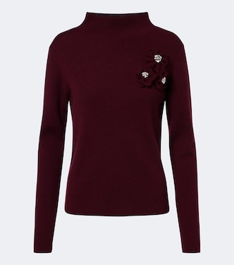 Embellished wool and cashmere sweater | Jardin des Orangers