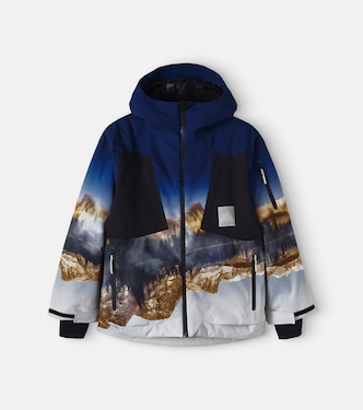 Alpine printed hooded ski jacket | Molo
