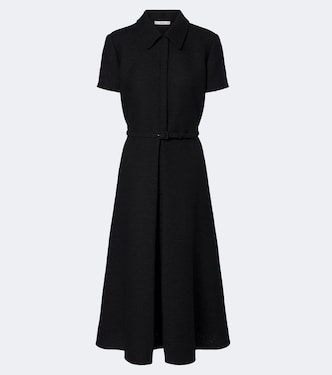 Wool-blend bouclé midi dress | Fendi