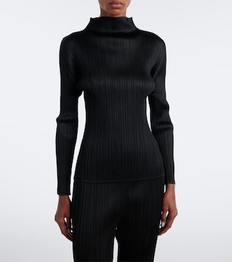 Basics pleated top in black - Pleats Please Issey Miyake | Mytheresa