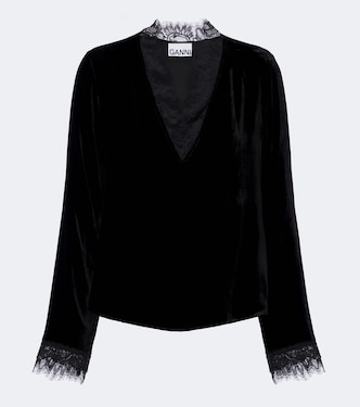 Top mit Spitze | Ganni