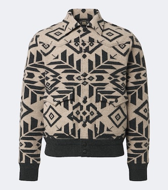 Jacquard wool blouson jacket | RRL