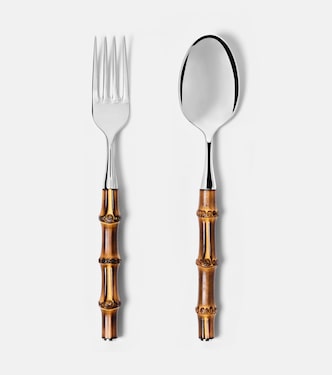 Set Bamboo aus Gabel und Löffel | Gucci