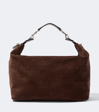 Brera Medium GG suede crossbody bag | Gucci