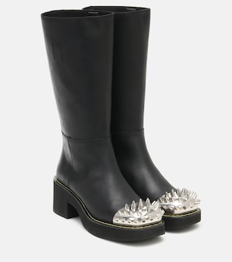 Stiefel aus Leder | Miu Miu
