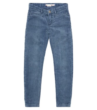 Twiggy slim cotton corduroy pants | Bonpoint