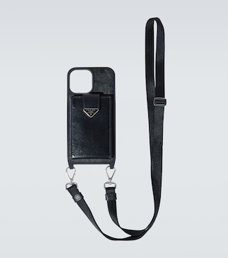 Leather iPhone case | Prada