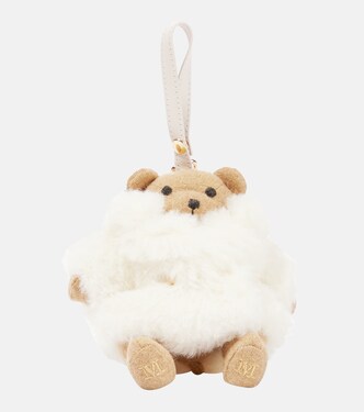 Teak bear bag charm | Max Mara
