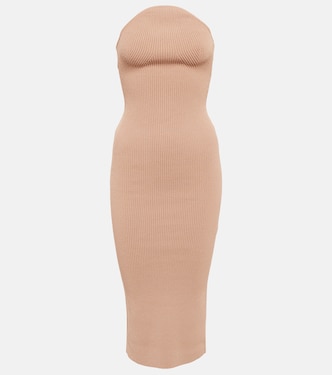 Rumer ribbed-knit midi dress | Khaite