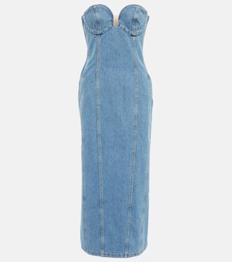 Midikleid aus Denim | Magda Butrym