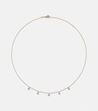 Halskette Disco aus 10kt Gelbgold mit Diamanten | Stone and Strand