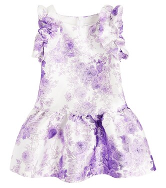 Ruffled floral dress | Monnalisa