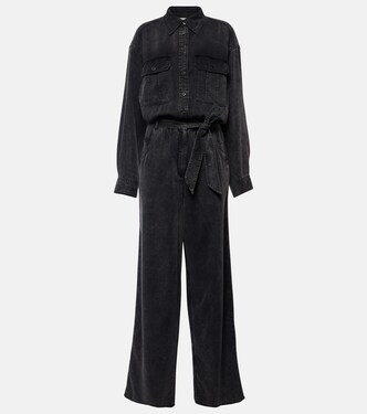 Belted denim jumpsuit | Marant Etoile