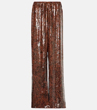Pantalon ample Puvis à sequins | Dries Van Noten