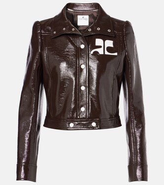 Reedition vinyl jacket | Courrèges