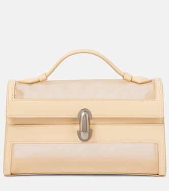 Symmetry Pochette leather-trimmed tote bag | Savette