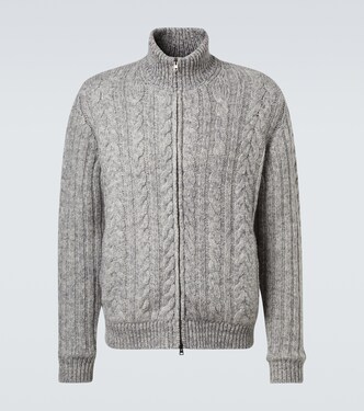 Cable-knit wool jacket | Herno