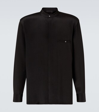 Silk shirt jacket | Saman Amel