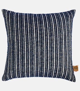 Cornelius wool and cotton striped cushion | The House of Lyria