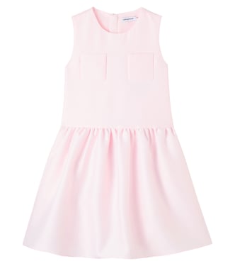 Taffeta-trimmed dress | Self-Portrait Kids