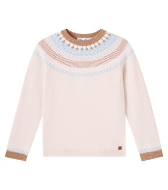 Wool jacquard sweater | Tartine et Chocolat