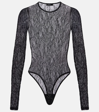 Floral lace bodysuit | Wardrobe.NYC