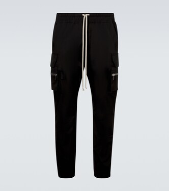 Mastodon cotton-blend poplin slim pants | Rick Owens