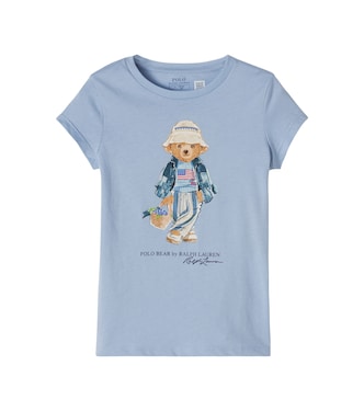 Printed cotton jersey T-shirt | Polo Ralph Lauren Kids