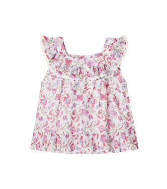 Top Inessa de algodón floral | Louise Misha