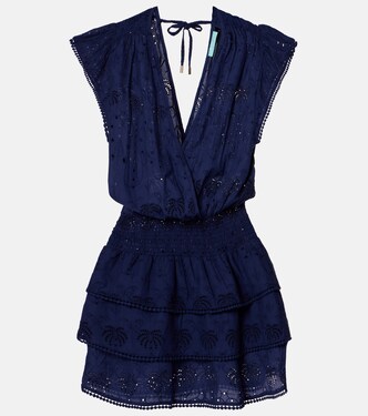 Jess broderie anglaise cotton minidress | Melissa Odabash