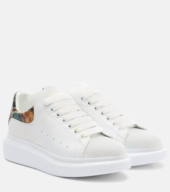 Oversized leather sneakers | McQueen
