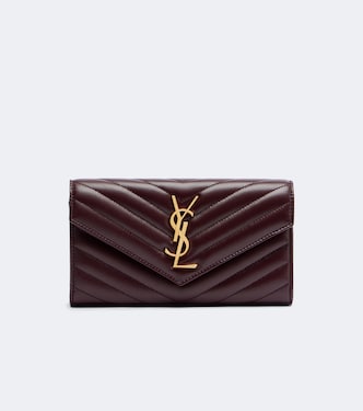 Cassandre matelassé leather wallet  | Saint Laurent
