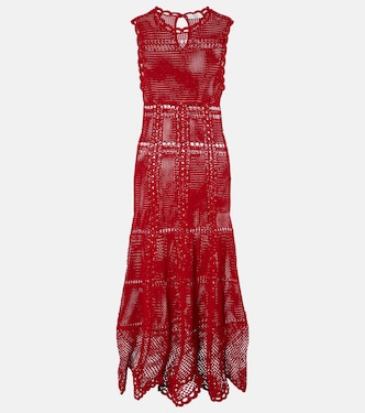 Cotton crochet minidress | Erdem