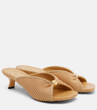 Paula's Ibiza Pebble Soft mules | Loewe