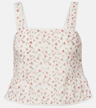 Charlotte floral cotton top | Posse