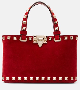 Rockstud Mini suede tote bag | Valentino Garavani