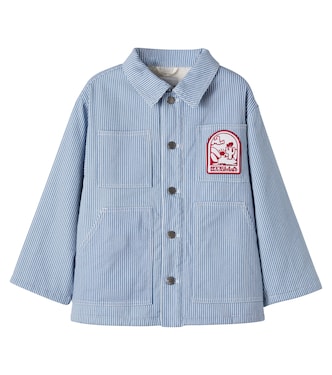 Striped denim jacket  | Stella McCartney Kids