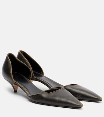 Liisa D'Orsay suede pumps | The Row