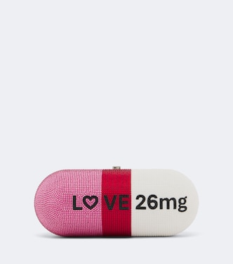 Love Pill Capsule embellished clutch | Judith Leiber Couture