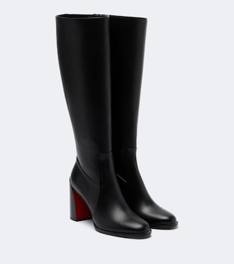 Iranina leather knee-high boots | Christian Louboutin