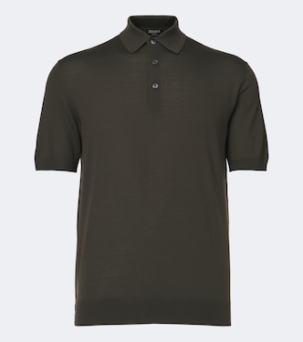 Wool piqué polo shirt | Zegna