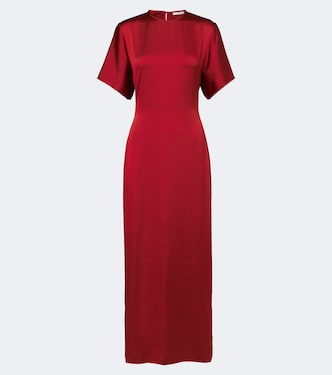 Robe longue Imogen en satin | Fforme