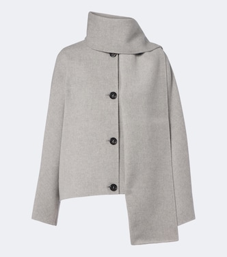 Scarf-detail wool jacket | 'S Max Mara
