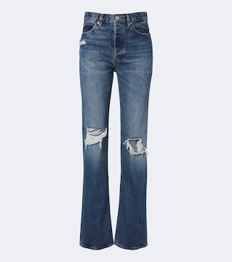  The Vertical distressed straight jeans | Frame